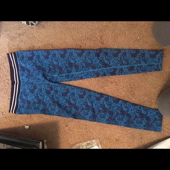 Blue high waisted leggings - Picture 4 of 4